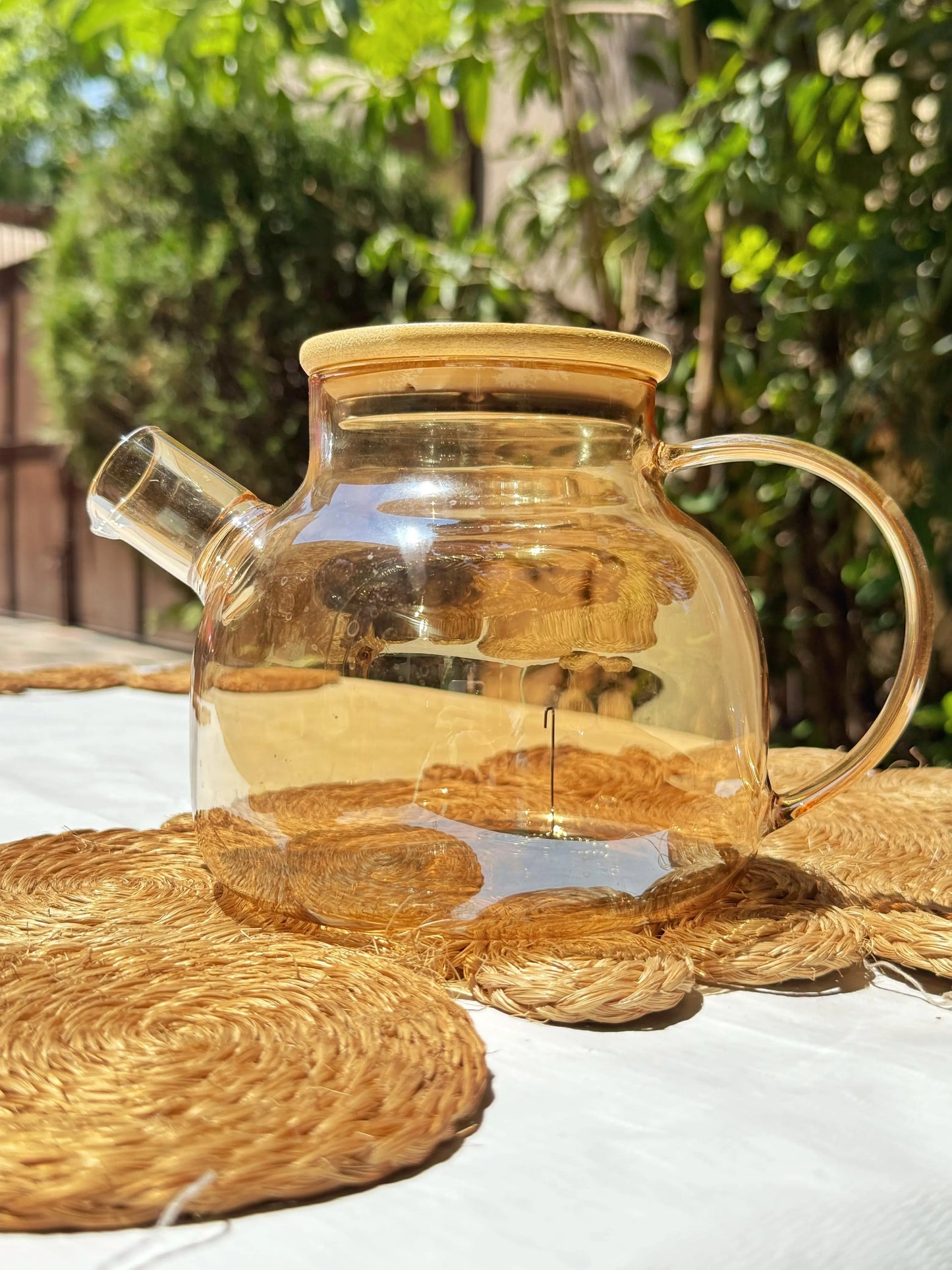ClearGlass Stove-Top Teapot - The Home Palette - - Tea Pot