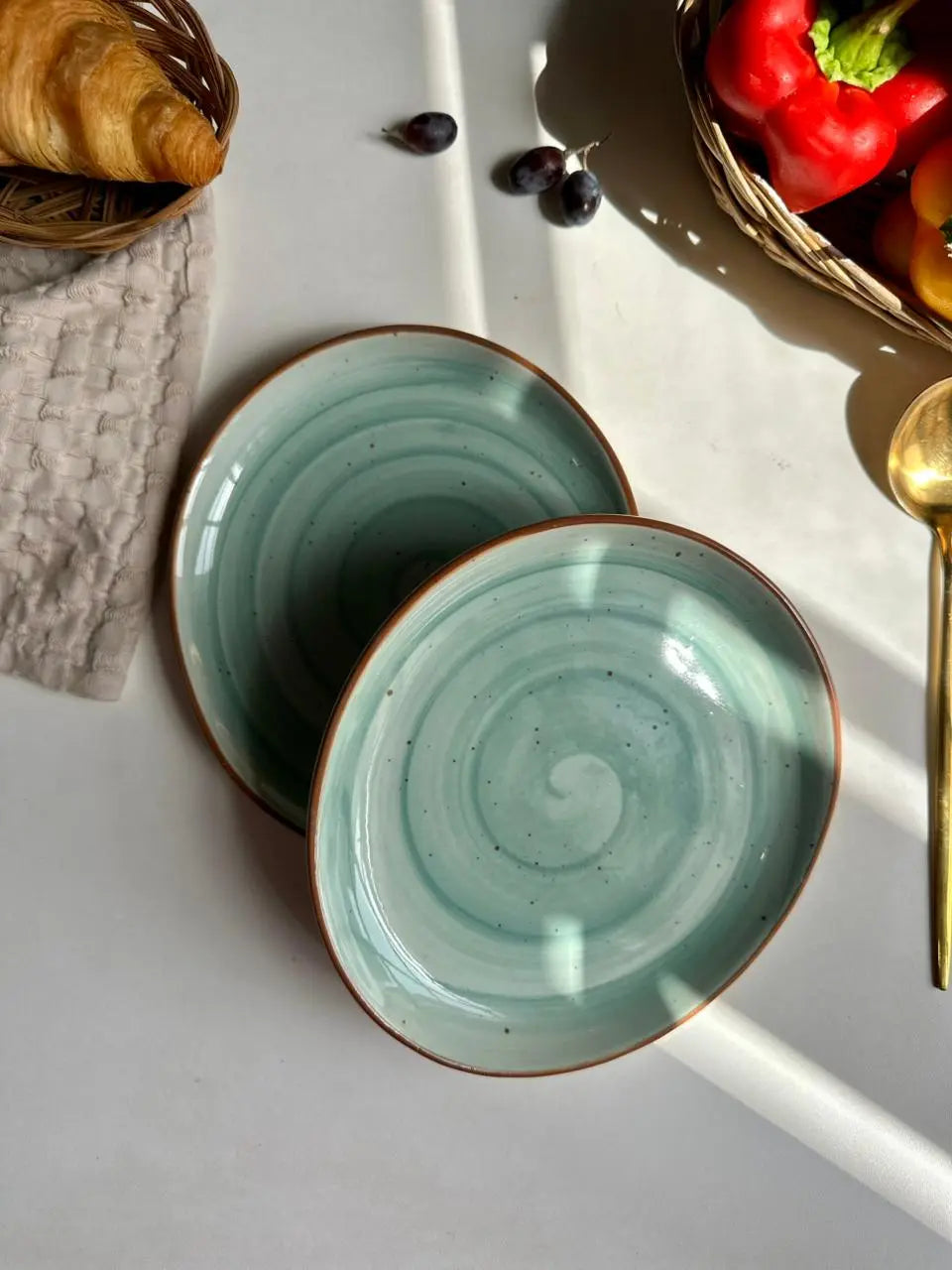 Ova Plates 6 inch - Set of 2 - The Home Palette - 1999.0 - Plate