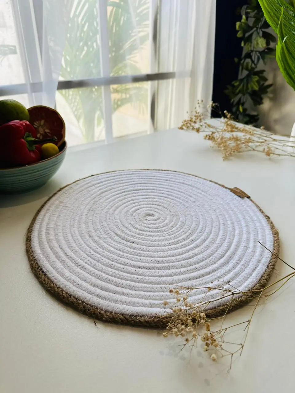 Pearl Edge Placemats - Set of 2