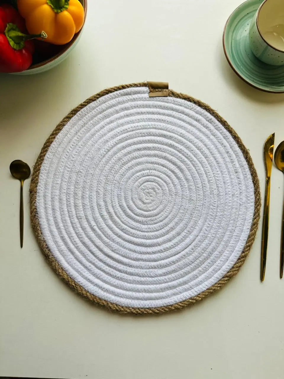 Pearl Edge Placemats - Set of 2