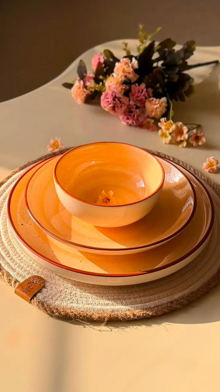 Blush Peach Spiral Platter