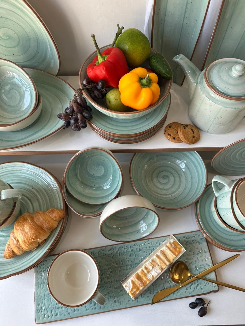 Aqua Luxe Breakfast & Brunch Set - 38 pcs