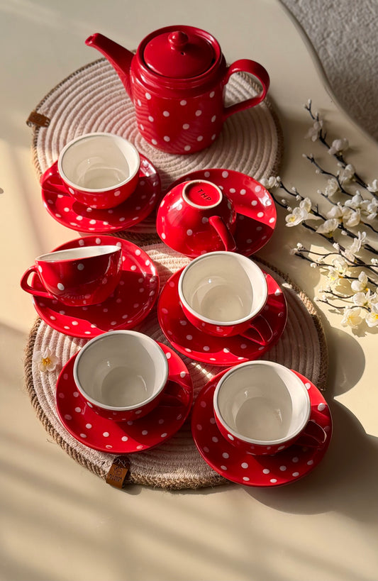 Dune Tea Set - Polka Joy