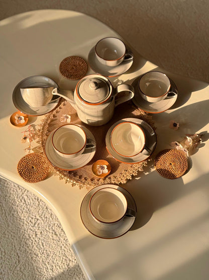 Aqua - Grey Day to Dine Set - 29 pcs - The Home Palette - 29500.0 - 