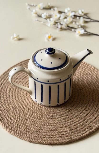 Aura Tea Set - Reactive Santorini Blue - The Home Palette - 2499.0 - cups