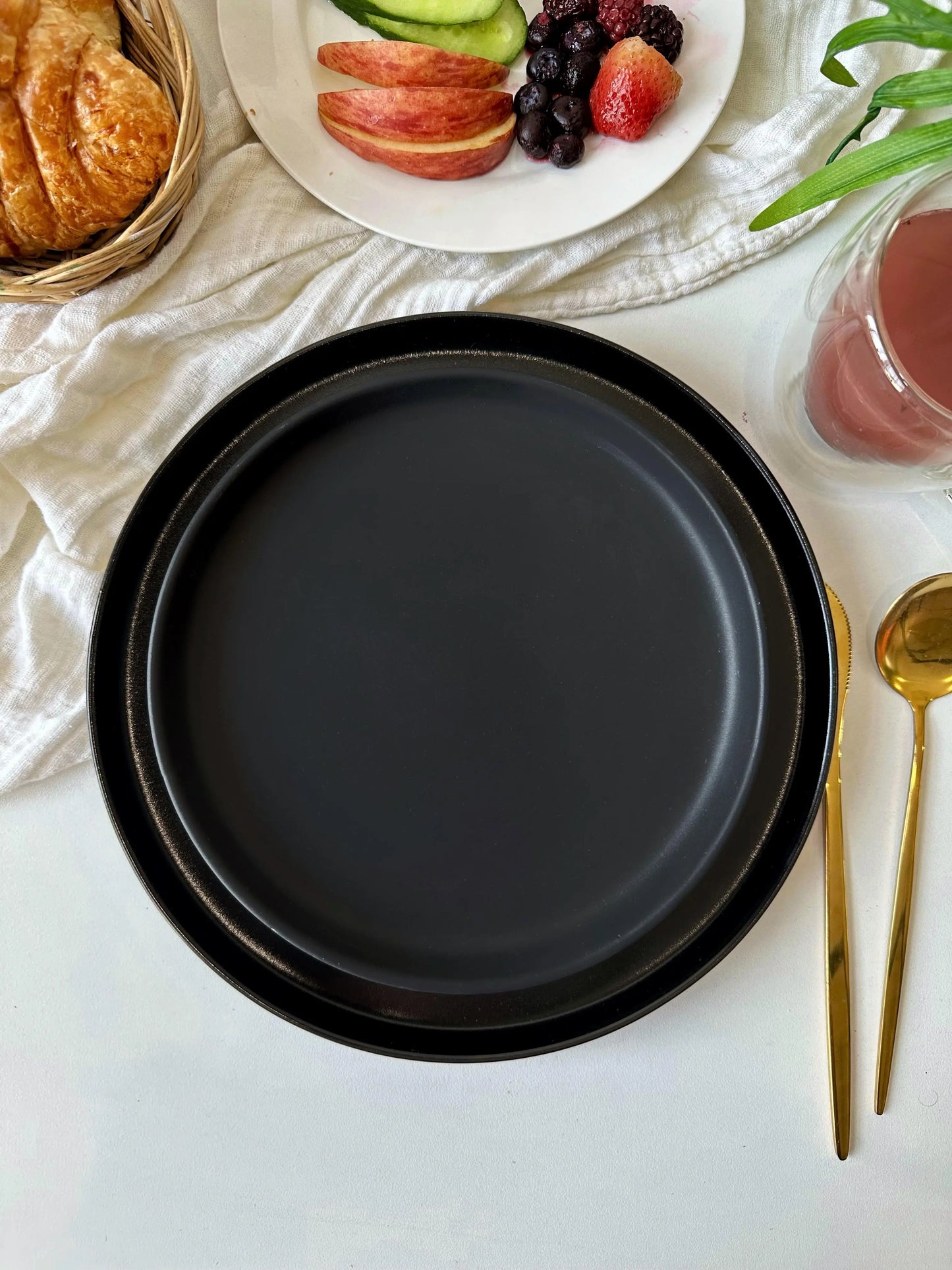 Black Matte Platter - The Home Palette -  - Platter
