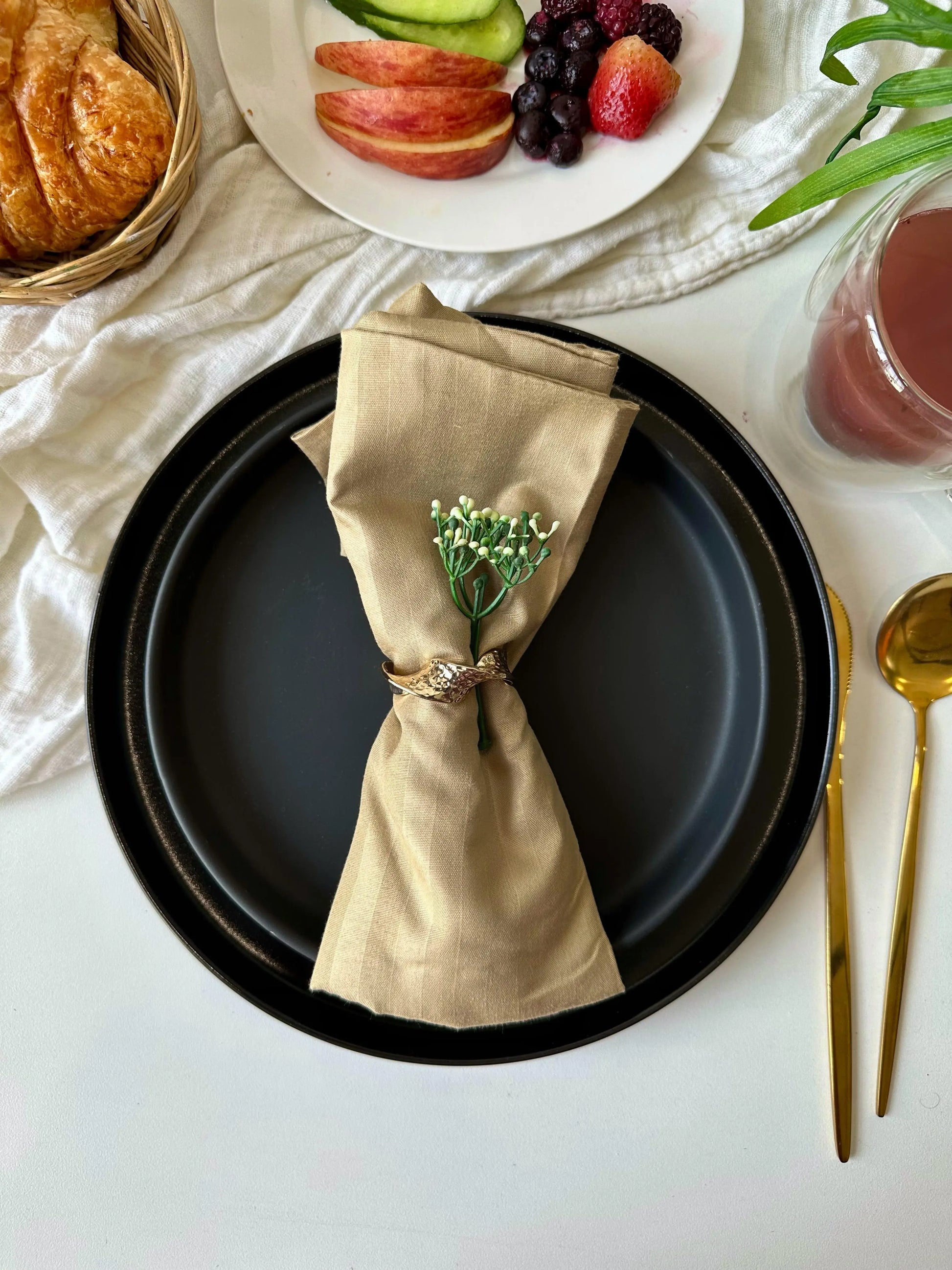 Black Matte Platter - The Home Palette -  - Platter