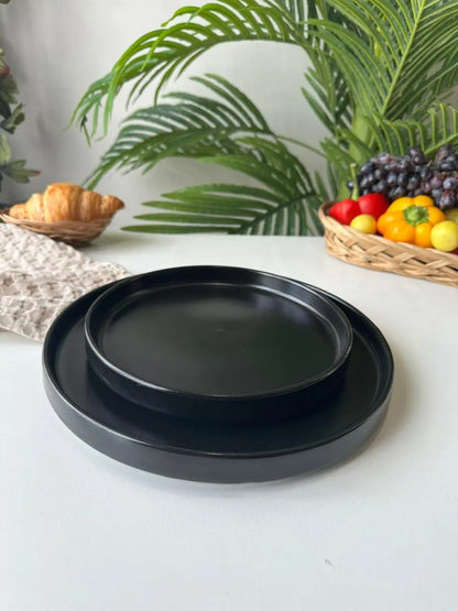 Black Matte Platter - The Home Palette - 549.0 - Platter