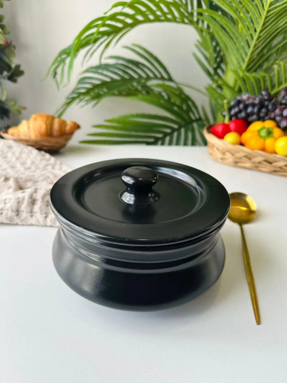 Black Premium Dinner Set - 33 pcs - The Home Palette - 36600.0 - 