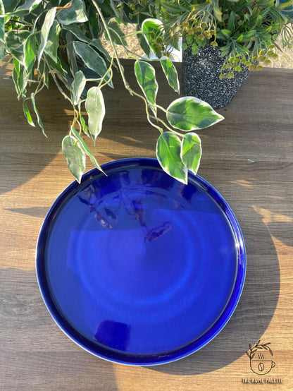 Blue Pottery Hand-Painted Platter - The Home Palette -  - Platter
