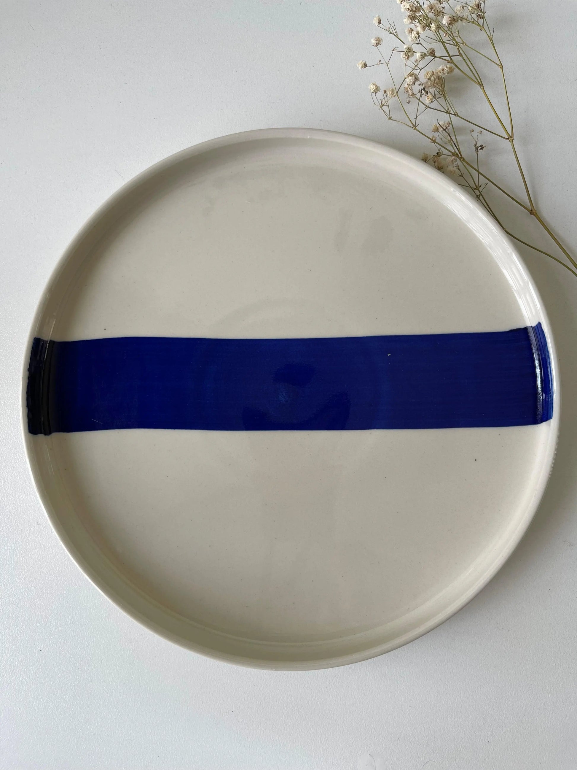 Blue Pottery Hand-Painted Platter - The Home Palette -  - Platter
