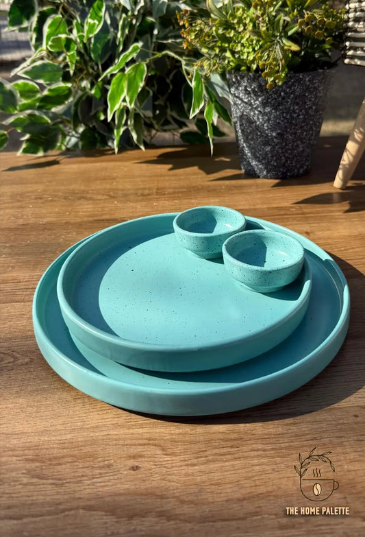 Blue Speckled  Platter - The Home Palette -  - Platter