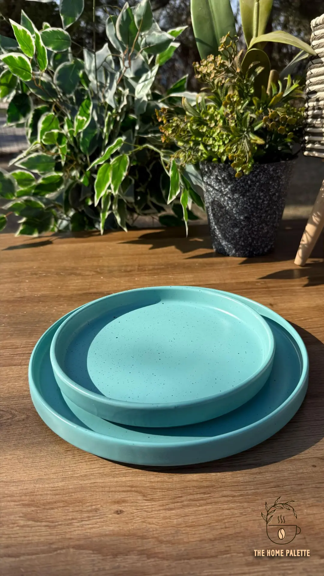 Blue Speckled  Platter - The Home Palette -  - Platter