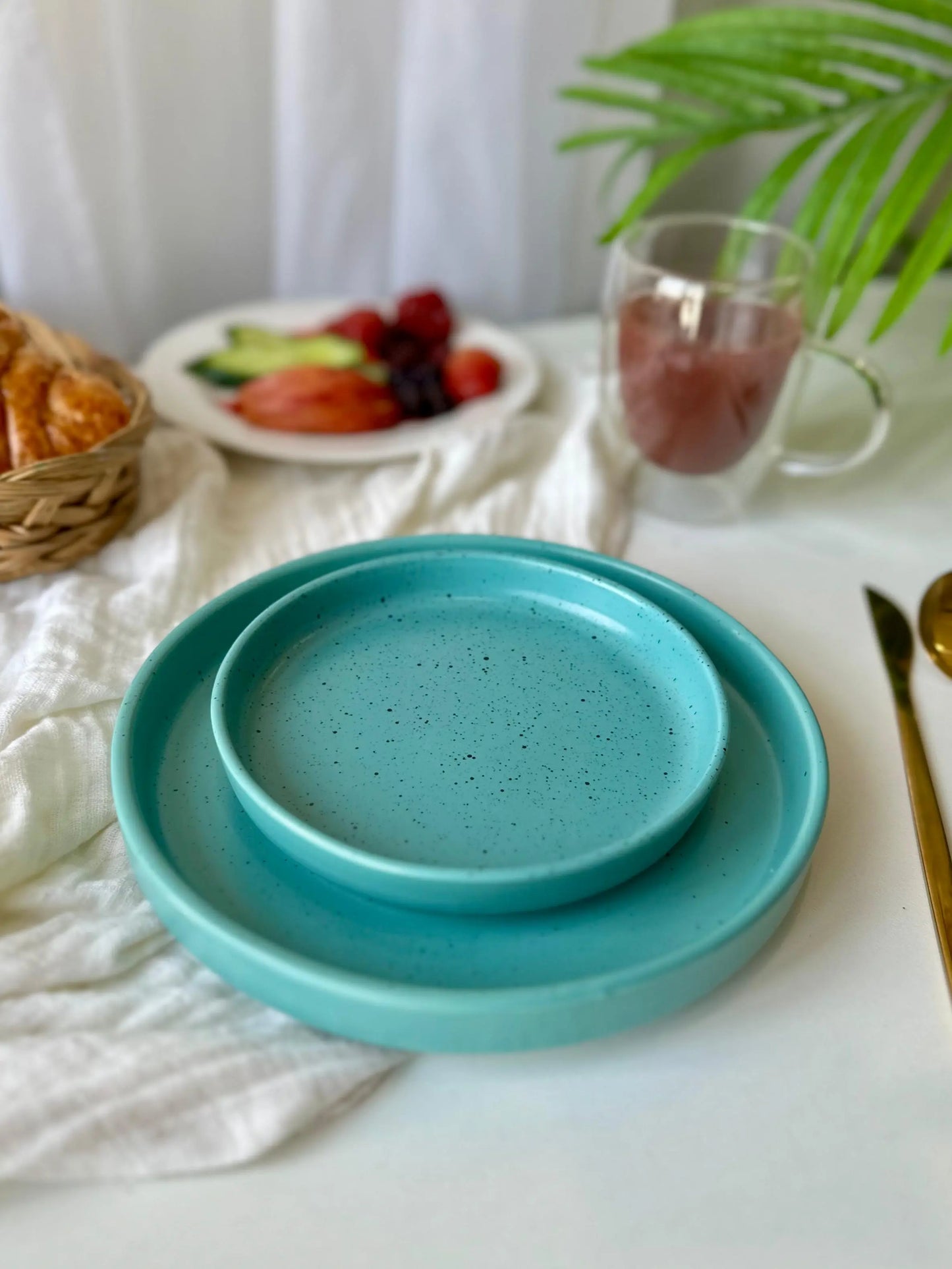 Blue Speckled  Platter - The Home Palette -  - Platter