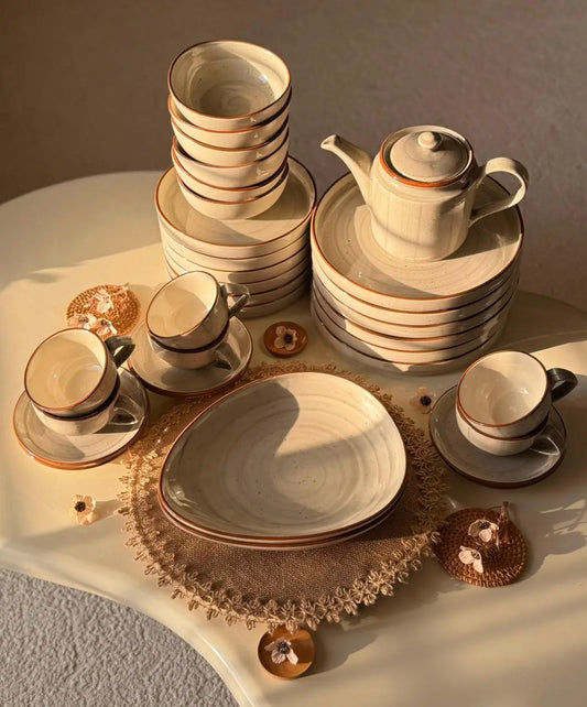 Cloud Grey Breakfast Set - 33 pcs - The Home Palette - 31799.0 - 