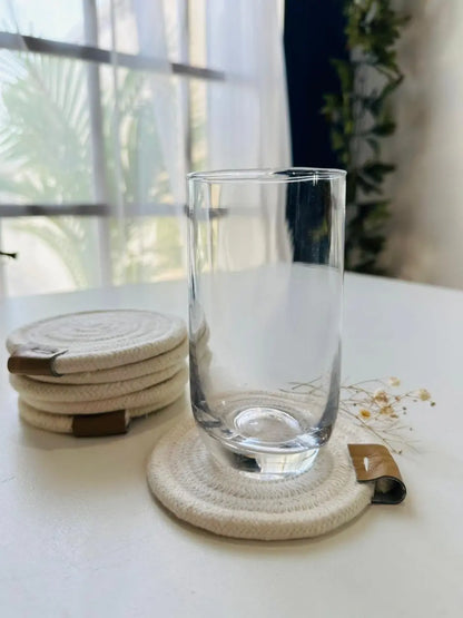 Coastal Rope Coasters - Set of 2 - The Home Palette - 629.0 - Coasters