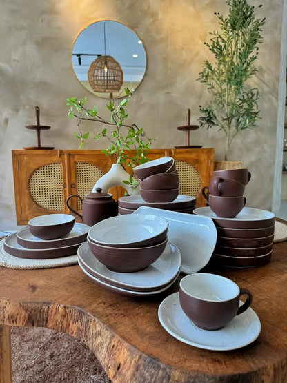 Coconut Terra Premium Dinner Set - 36 pcs - The Home Palette - 35700.0 - 