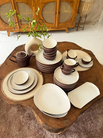 Coconut Terra Premium Dinner Set - 36 pcs - The Home Palette - 35700.0 - 