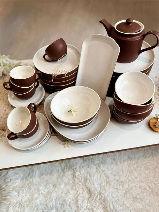 Coconut Terra Premium Dinner Set - 36 pcs - The Home Palette - 35700.0 - 
