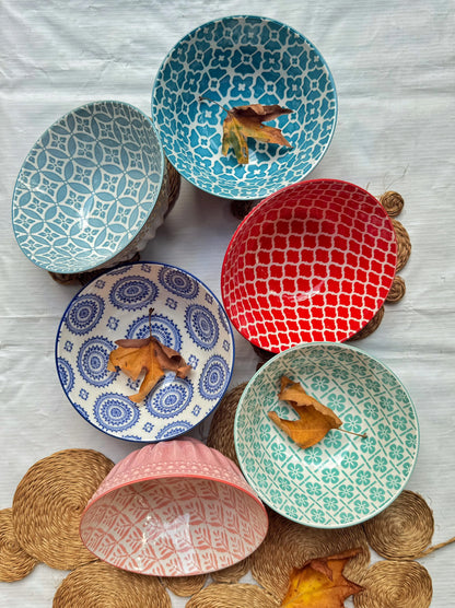 Danny Home 6" Breakfast Bowls – Set of 6 - The Home Palette - 5999.0 - Bowl