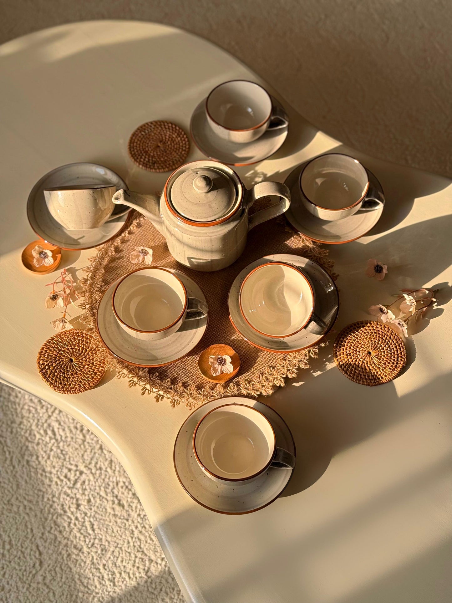 Dune Tea Set - Cloud Grey - The Home Palette - 5499.0 - cups