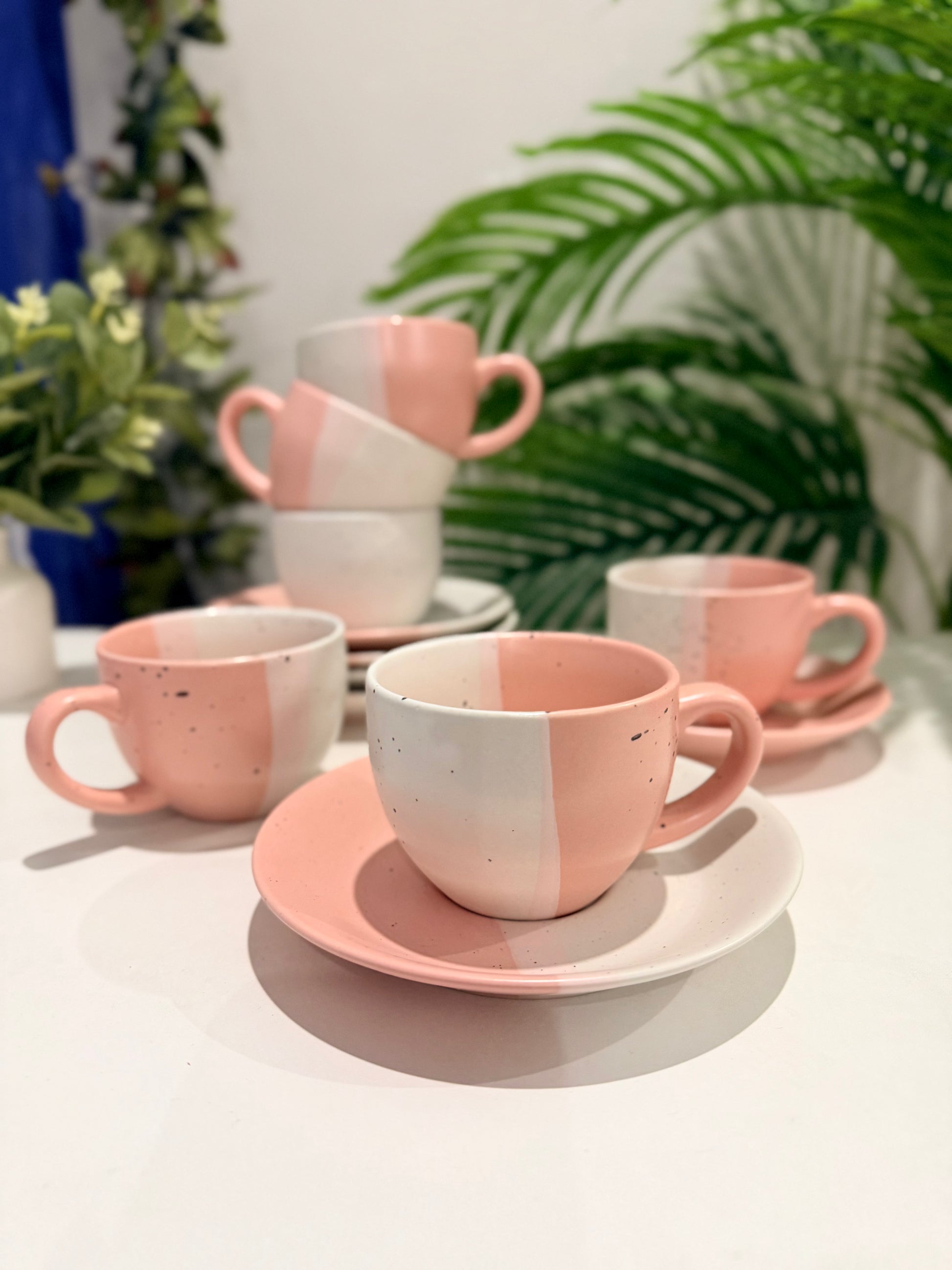 Aura Tea Set - Earthen Rose - The Home Palette - 4499.0 - cups