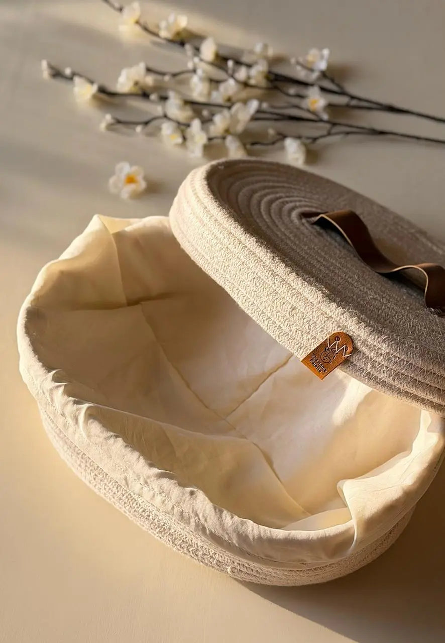 Everyday Cream Bread Basket - The Home Palette - 3199.0 - Basket