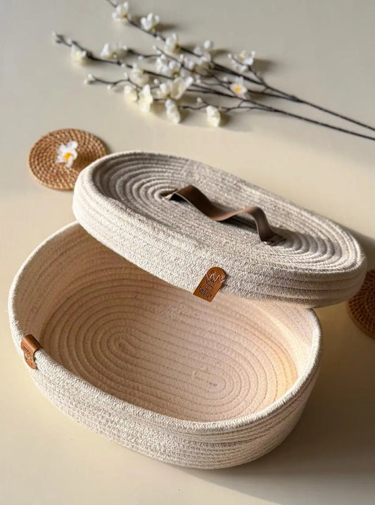 Everyday Cream Bread Basket - The Home Palette - 3199.0 - Basket