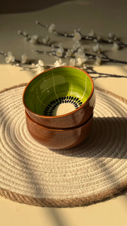 Nook Bowls (Set of 2) - Kiwi Splash