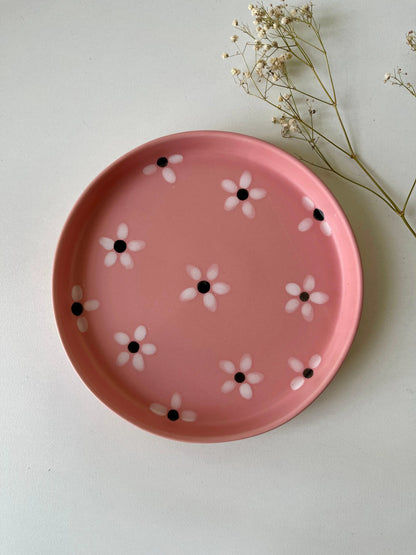 Floral Pink Platter - The Home Palette -  - Platter