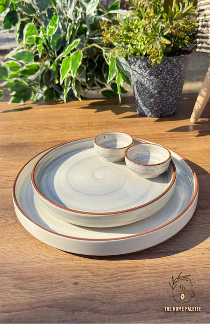 Grey Spiral Platter - The Home Palette -  - Platter