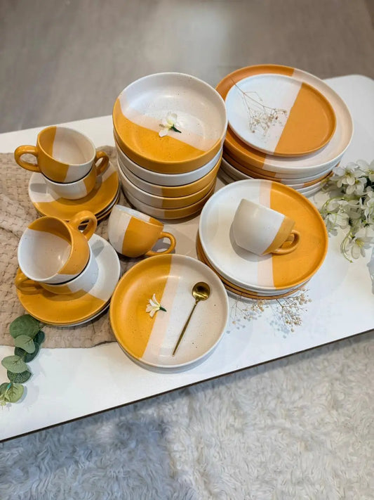 Honey Mustard Dinner Set - 30 pcs - The Home Palette - 29800.0 - 