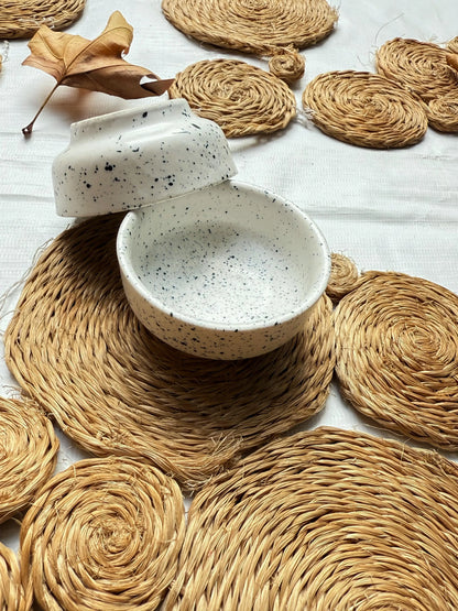 Floral White Platter