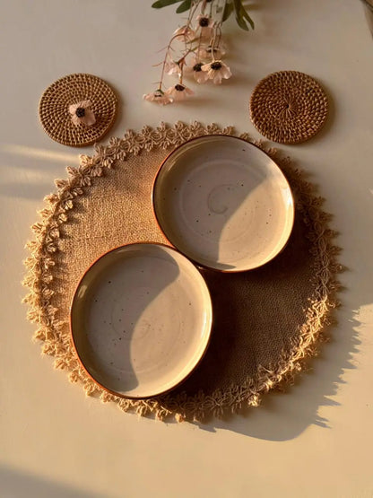 Cloud Grey Premium Dinner Set - 45 pcs