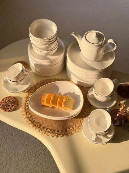 Ivory White Breakfast Set - 33 pcs - The Home Palette - 31799.0 - 