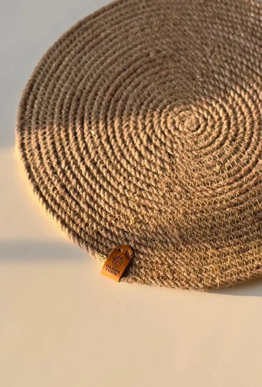 Jute Weave Placemats - Set of 2 - The Home Palette - 2399.0 - Placemats
