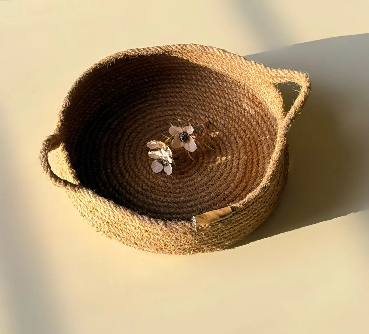 Jute Woven Basket - The Home Palette - 3299.0 - Basket