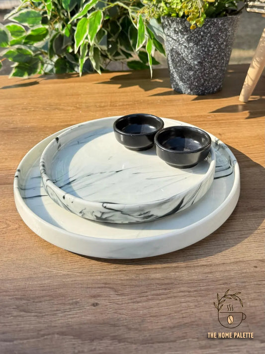 Marble Texture Platter - The Home Palette -  - Platter