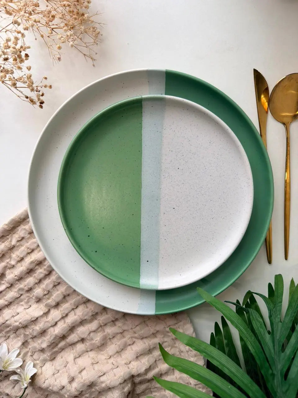 Mist Green Dinner Set - 36 pcs - The Home Palette - 34800.0 - 