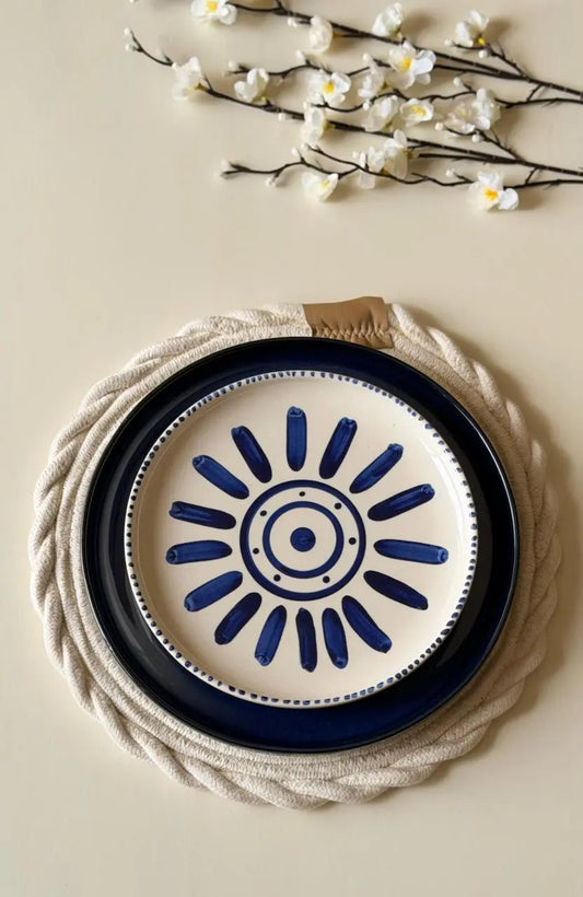 Reactive Santorini Blue Platter - The Home Palette - 1849.0 - Platter