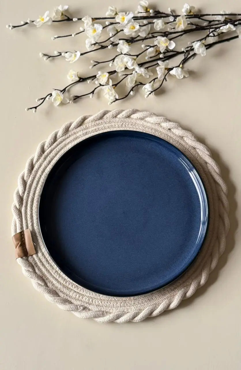 Riviera Blue Dinner Set - 32 pcs - The Home Palette - 36999.0 - 