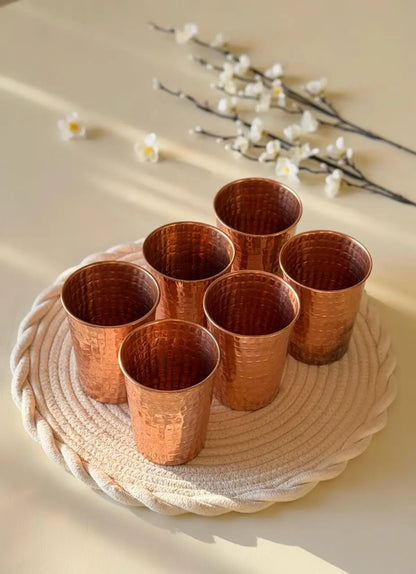 Royal Copper Glass – Set of 2 - The Home Palette - 4999.0 - Glass
