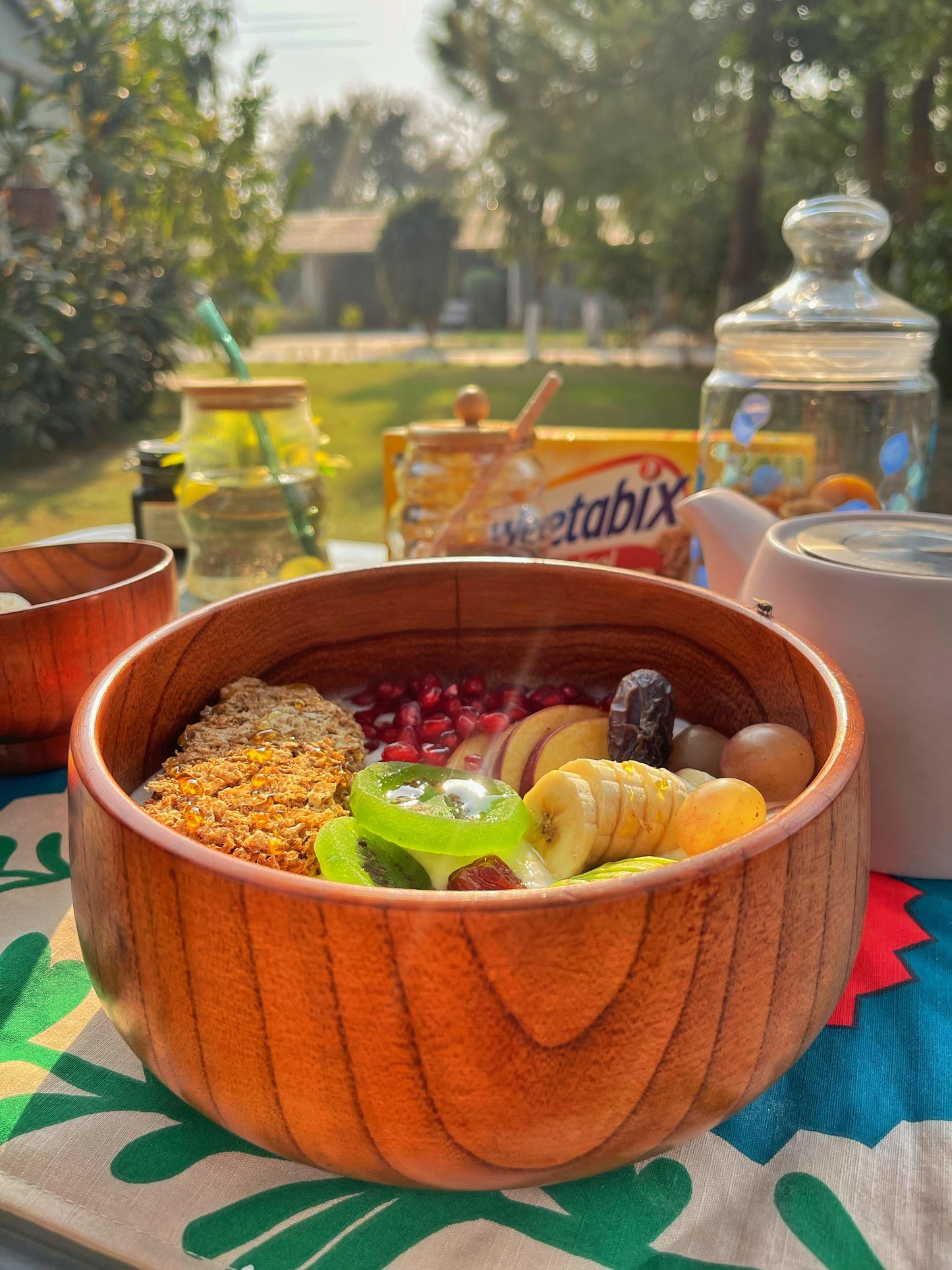 Rustic Wooden Serving Bowl (Large) - The Home Palette -  - Bowl