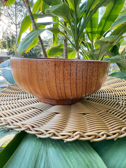 Rustic Wooden Serving Bowl (Large) - The Home Palette -  - Bowl