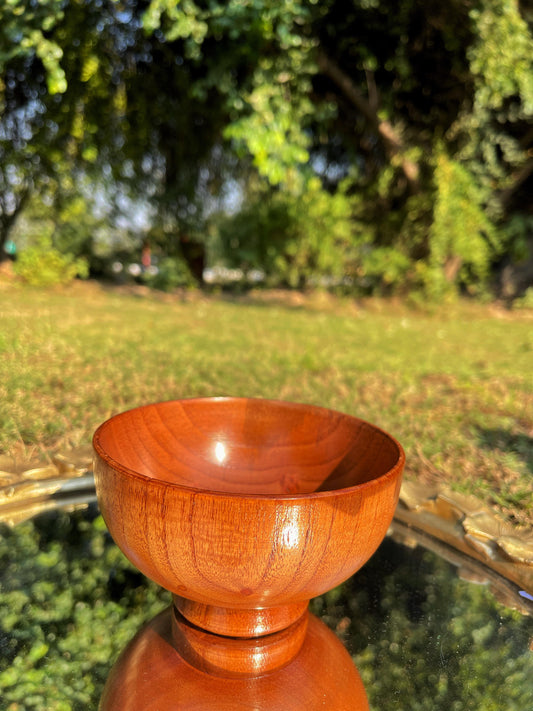 Rustic Wooden Snack Bowl (Small) - The Home Palette -  - Bowl