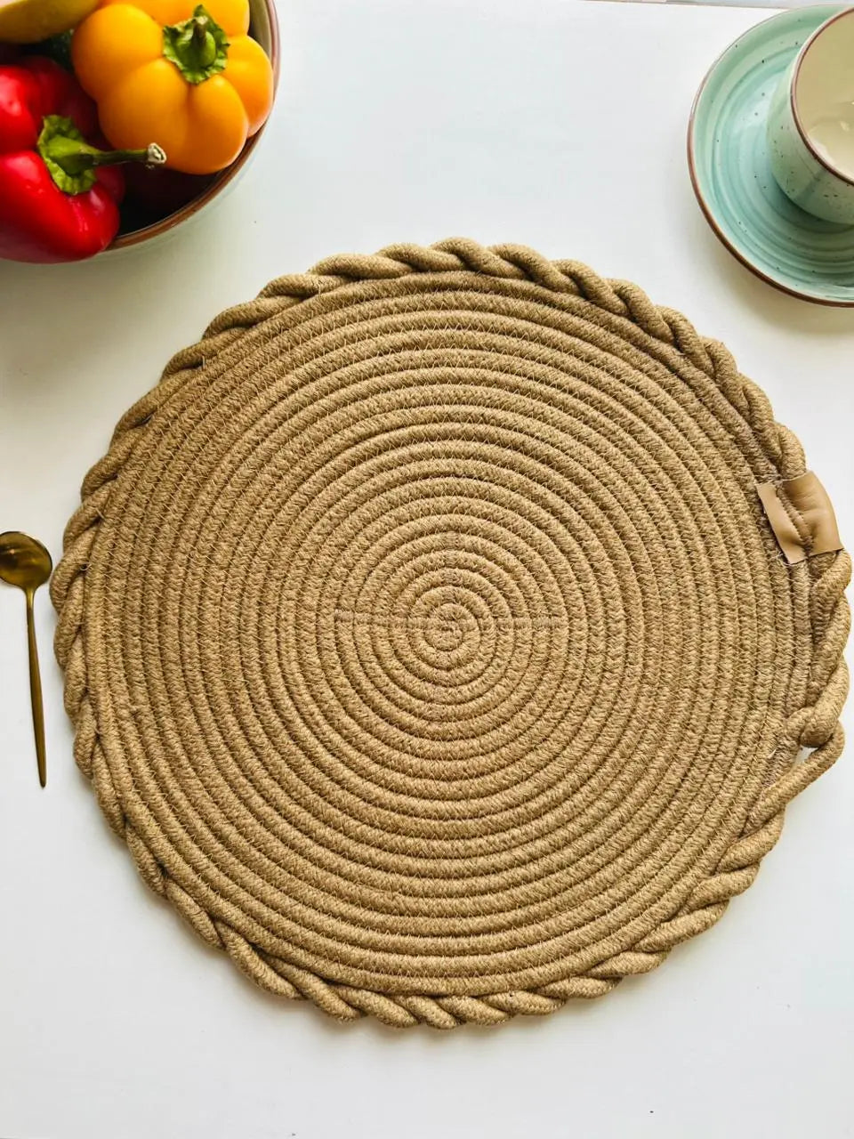 Rustic Woven Placemats - Set of 2 - The Home Palette - 1999.0 - Placemats