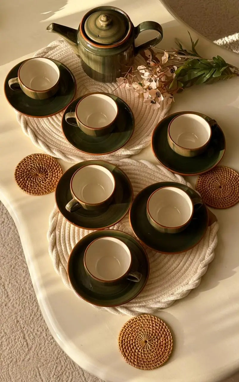 Sage Green Day to Dine Set - 27 pcs - The Home Palette - 27400.0 - 