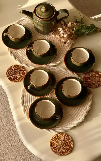 Sage Green Day to Dine Set - 27 pcs - The Home Palette - 27400.0 - 