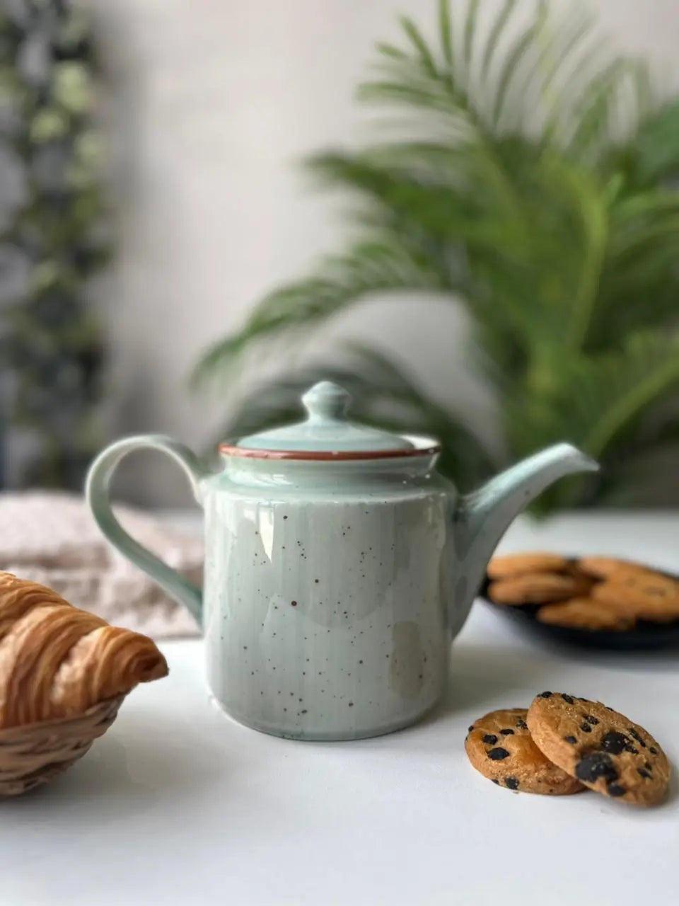 Selin Cups with Saucers (Set of 6) - Aqua - The Home Palette - 1499.0 - cups