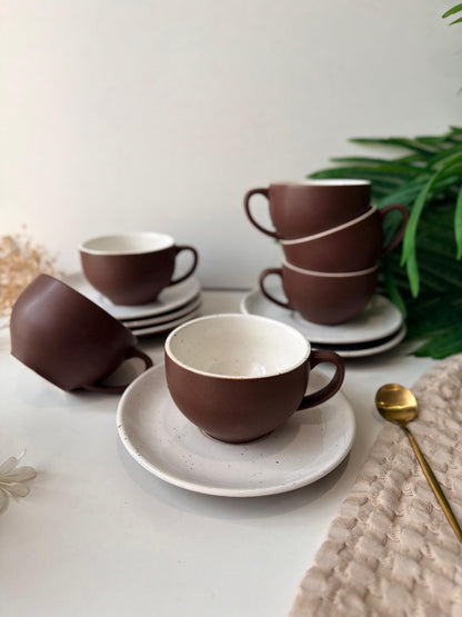 Selin Tea Set - Coconut Terra - The Home Palette - 1499.0 - cups